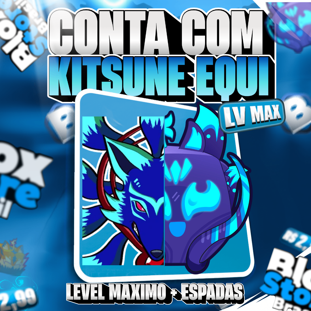 🩵 KITSUNE EQUIPADA GARANTIDA!