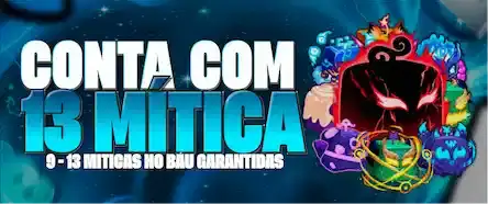 🍉🍇🍊 Lvl Max + ate 13 Frutas Míticas No Inventário