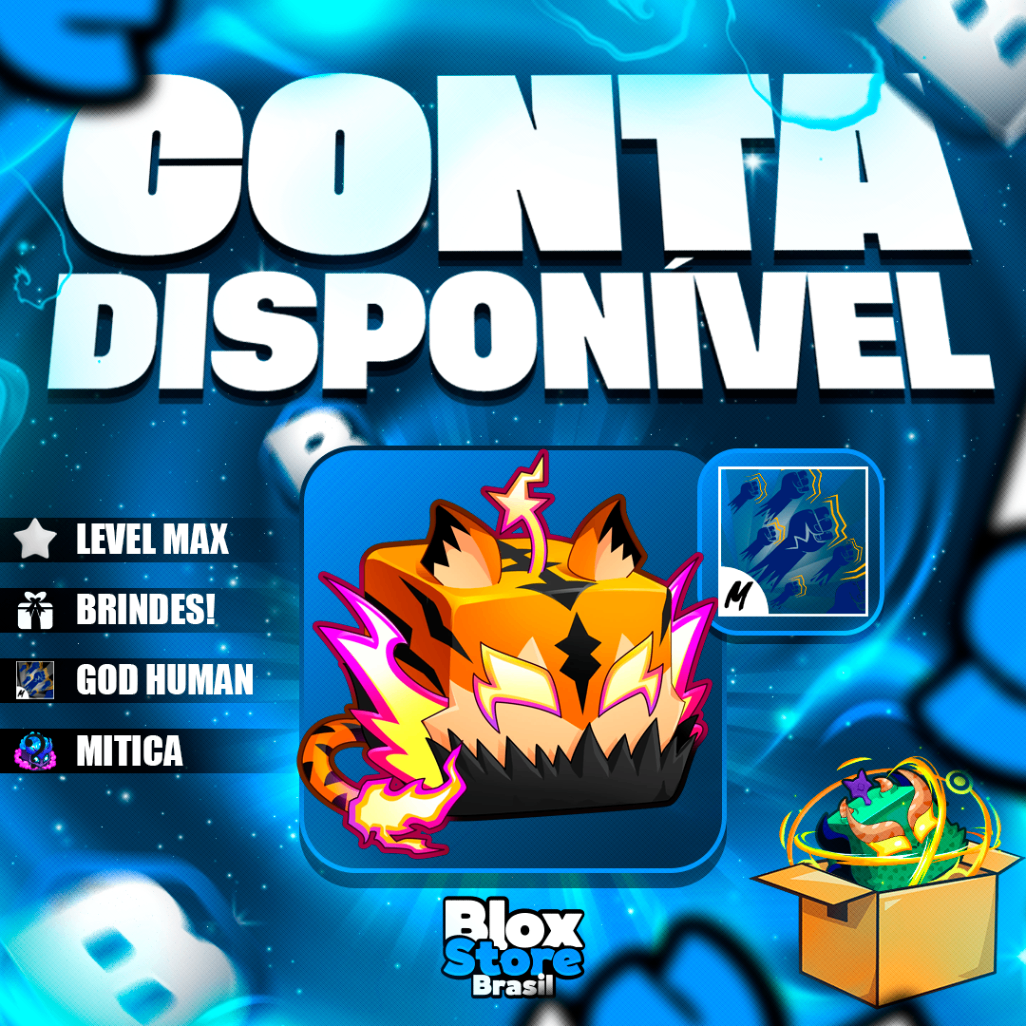 🐯 Lvl Max + Ghm + Tiger Rework No Inventário (Promoção Do Ano)