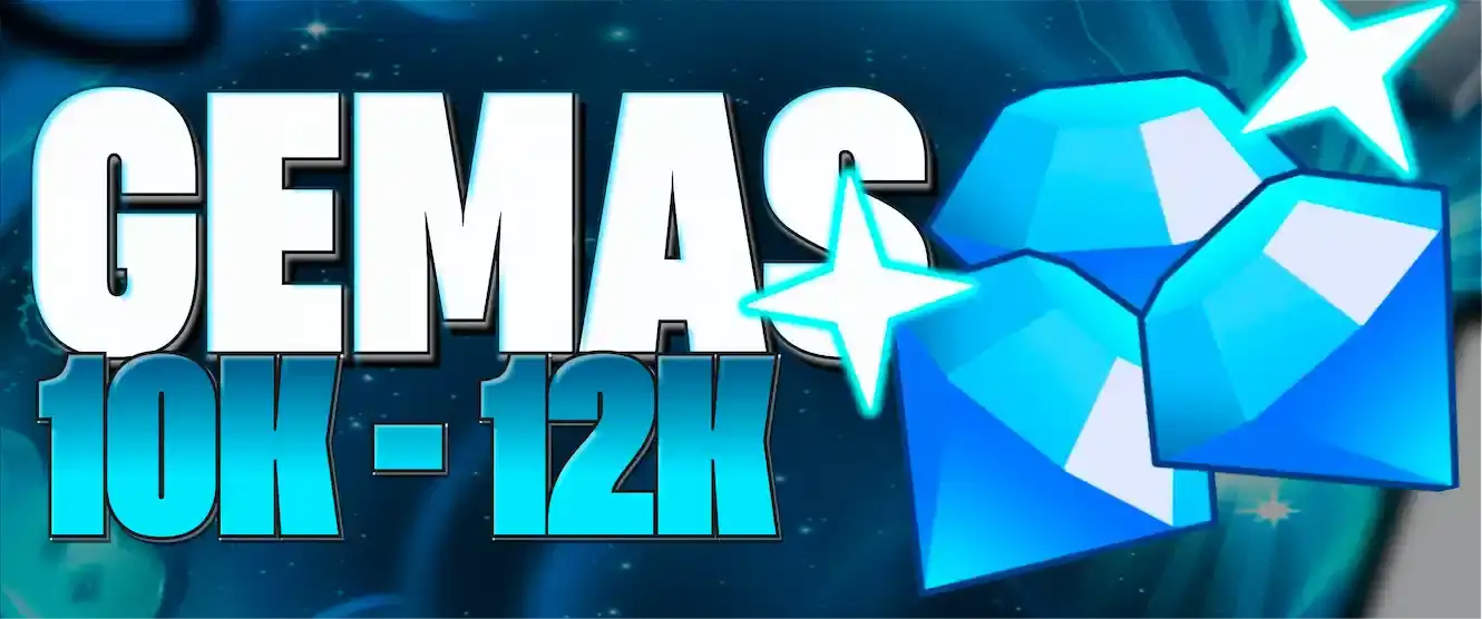 💎 Conta Com 10.000 A 12.000 Gemas