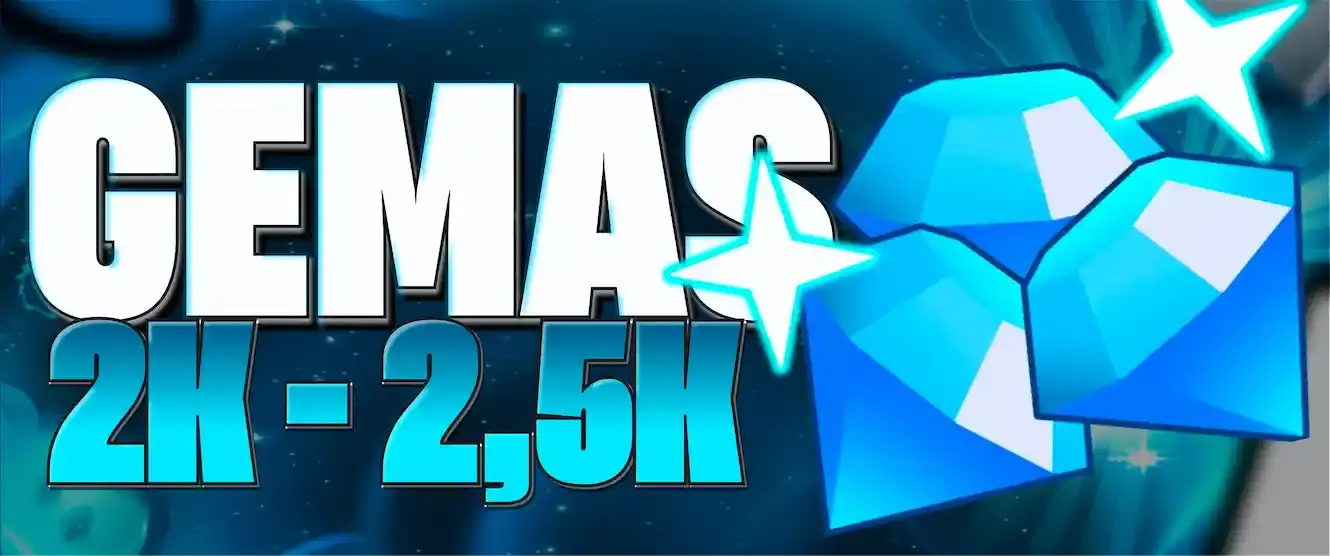 💎 Conta Com 2.000 A 2.500 Gemas