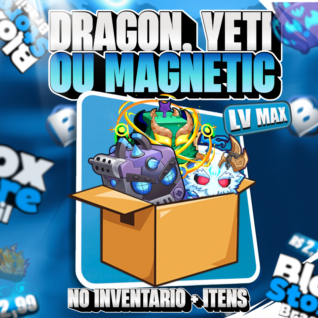 DRAGON YETI OU MAGNETIC NO INVENTÁRIO [🔥 Popular 🔥]