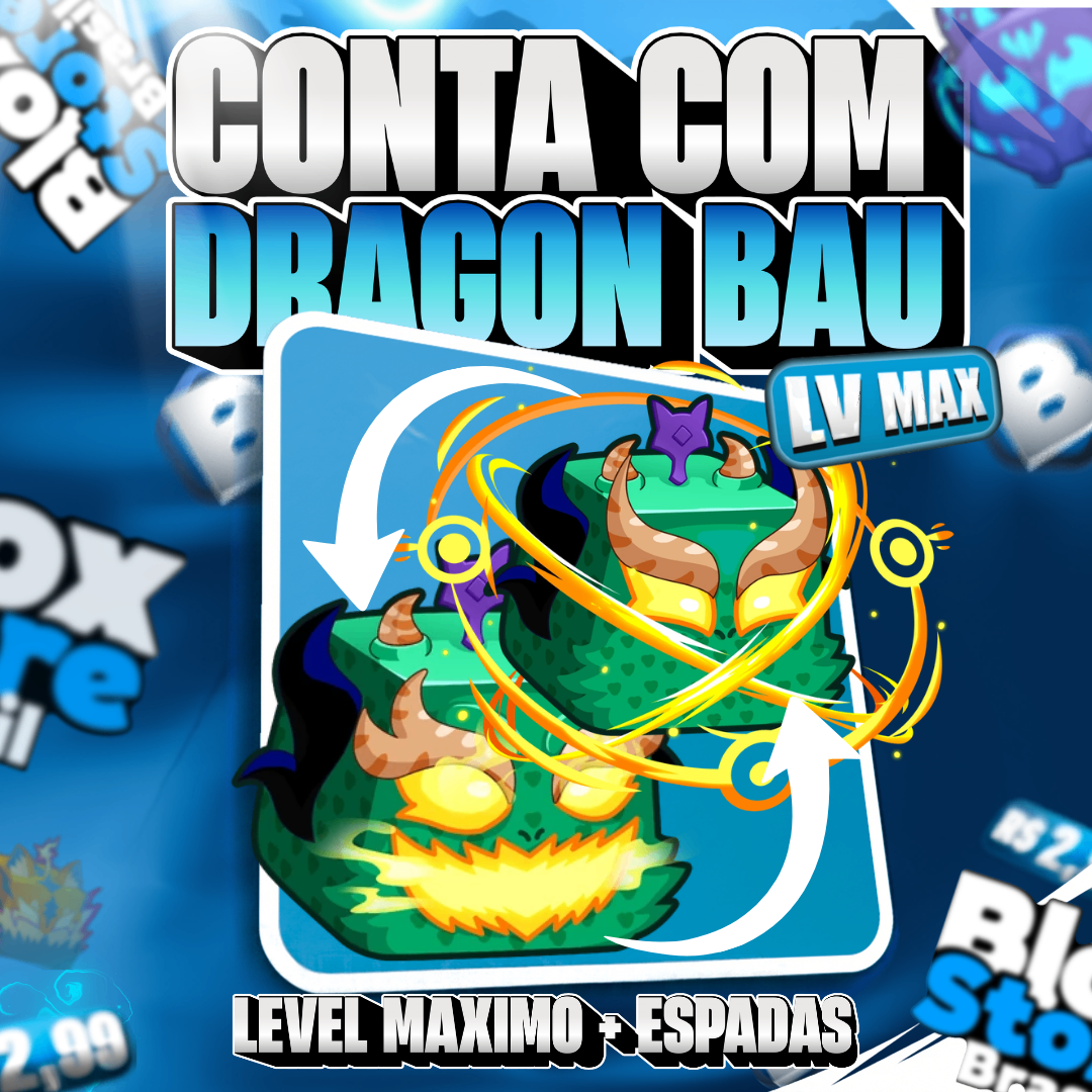 🐉 Lvl Max + Ghm + Dragon ALEATORIA No Inventário
