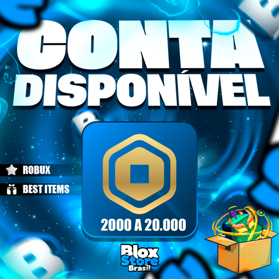 👑 Conta Roblox Supreme - 2.000 A 20.000 Robux (A Relíquia)