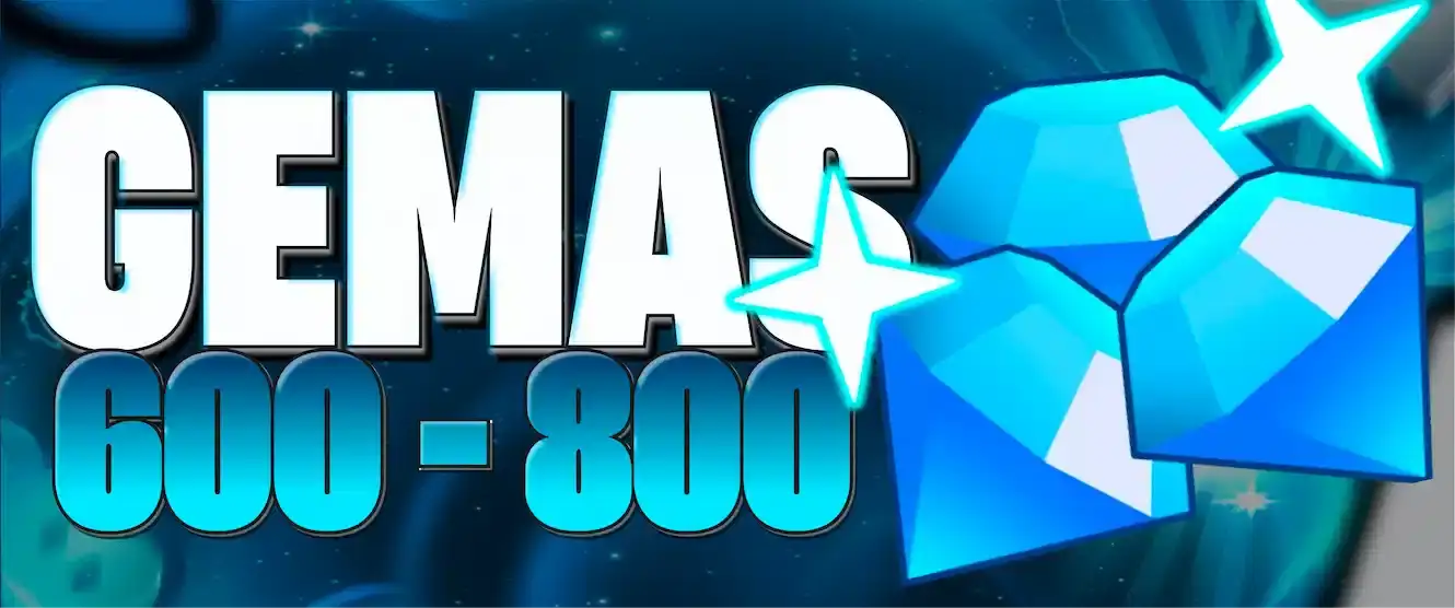 💎 Conta Com 600 A 800 Gemas